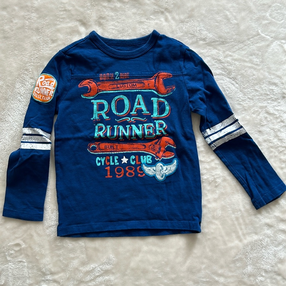 Gap Born To Ride Long Sleeve Shirt Size 5
